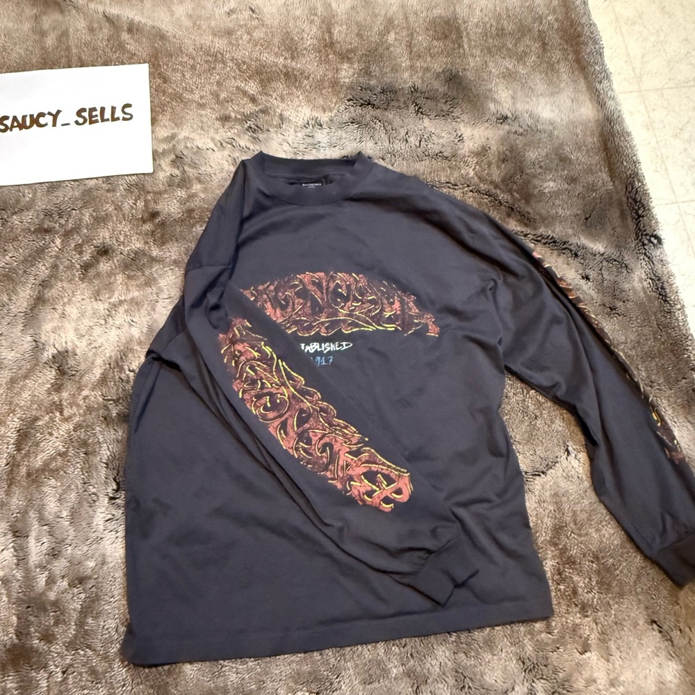 Balenciaga Off Shore Long Sleeve Tee